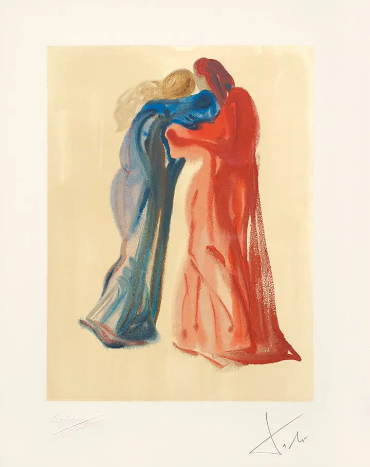Meeting of Dante and Beatrice The Divine Comedy