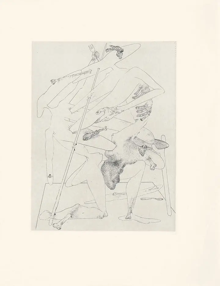 Plate 13 Les Chants de Maldoror