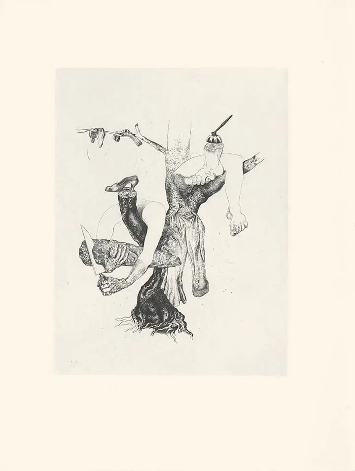 Plate 28 Les Chants de Maldoror