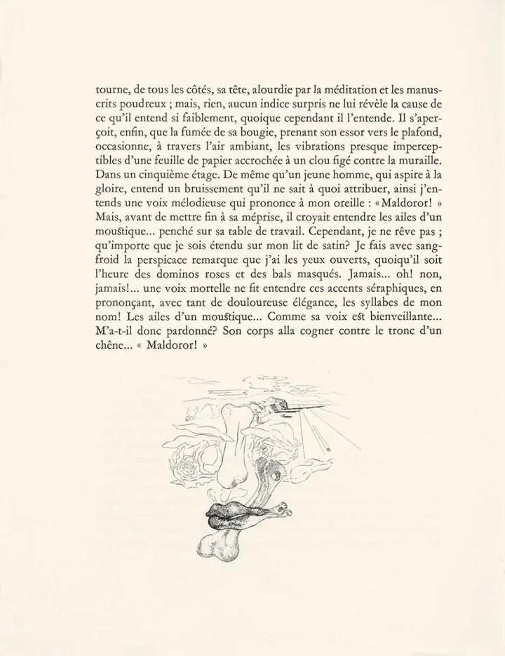Plate 30 (Tailpiece) Les Chants de Maldoror