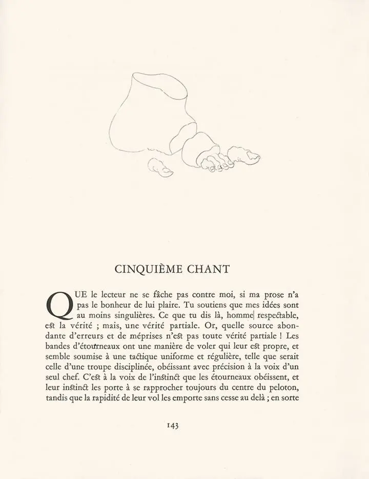Plate 31 (Headpiece) Les Chants de Maldoror