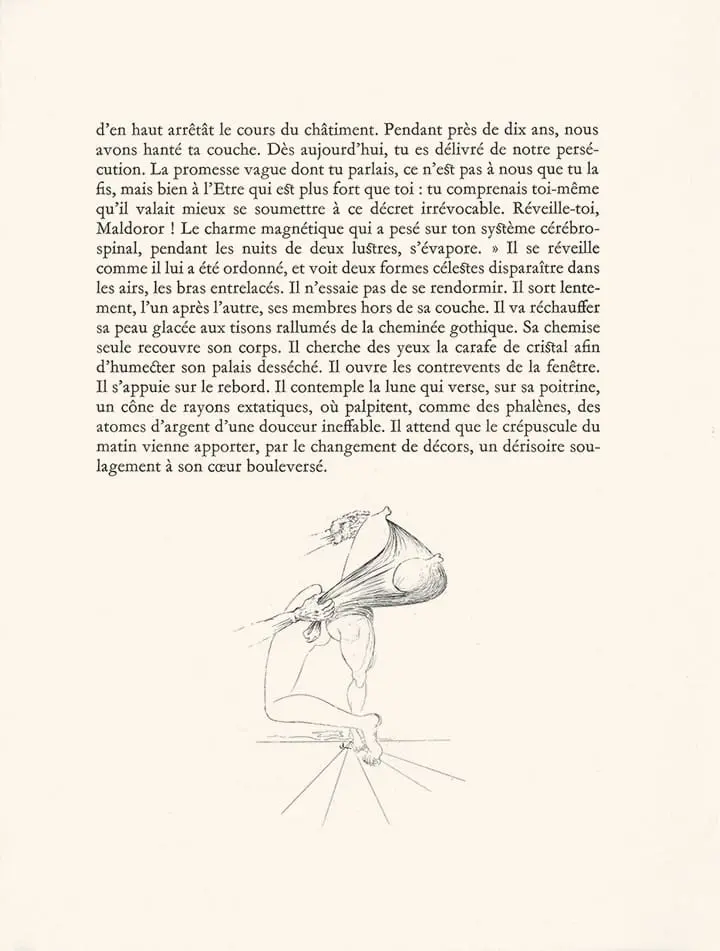 Plate 36 (Tailpiece) Les Chants de Maldoror