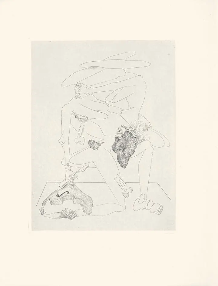 Plate 38 Les Chants de Maldoror