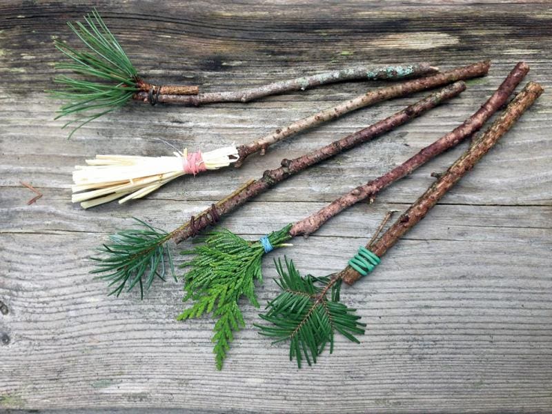 Boom Boom Shake Sound Machine Plains Art Museum   Make Natural Paint Brushes With Materials From Nature 2 